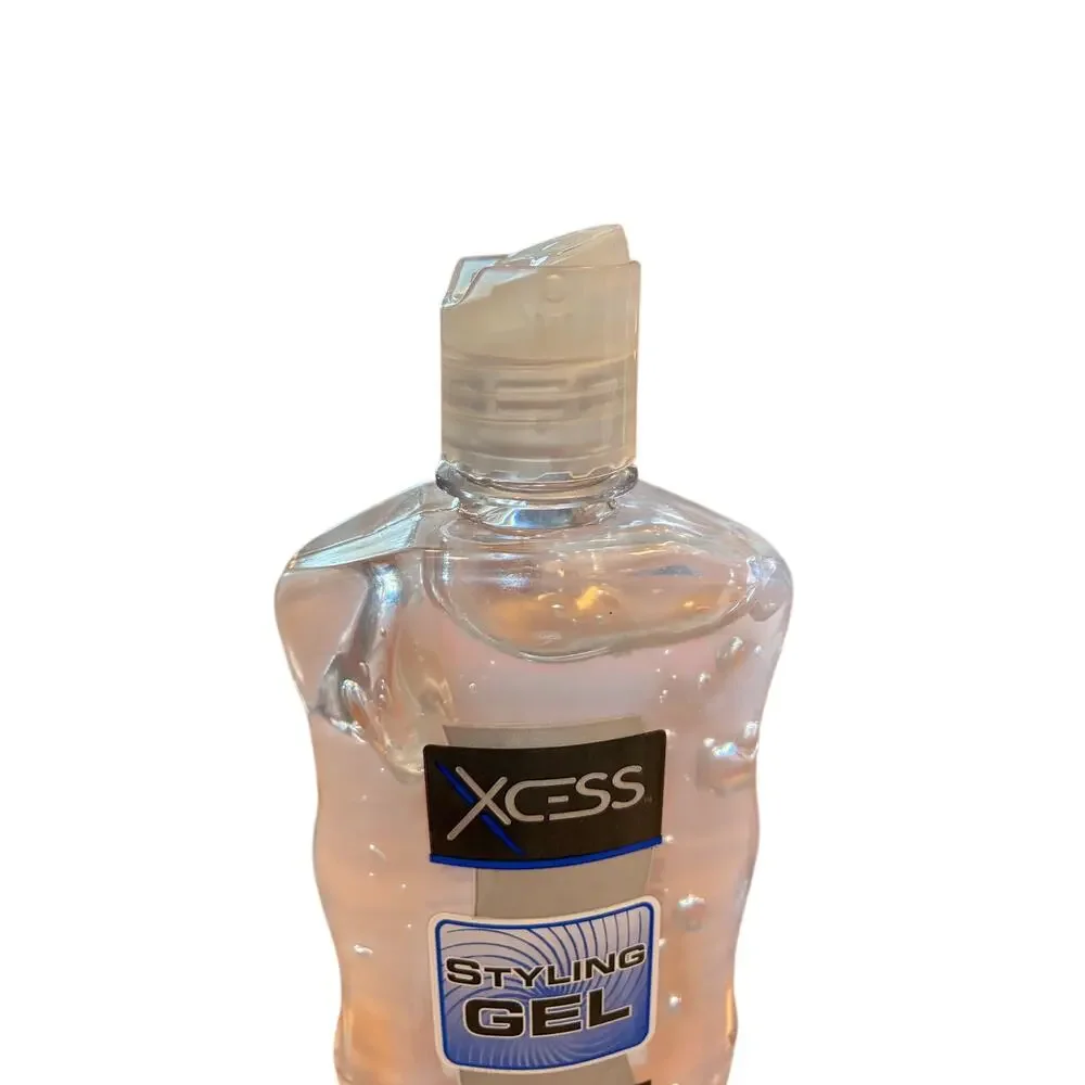 XCess Styling Gel Sport Hold 10 Clear All Day Hold 16 oz New Hair Alcohol Free